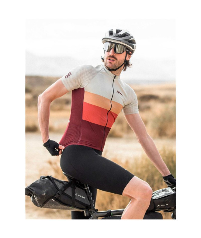 Cyclisme Spiuk Haut Homme Jersey M/C Ten Marron