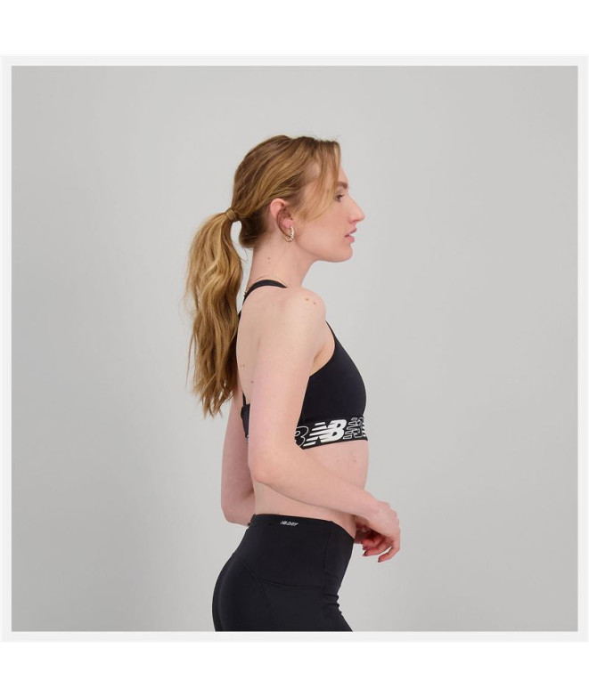 Sujetador deportivo New balance Pace Bra Mujer