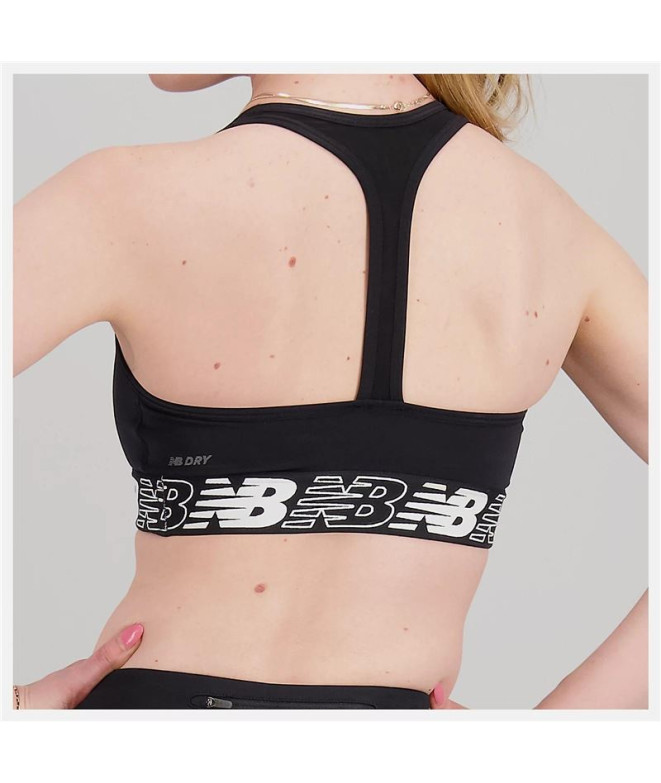 Sujetador deportivo New balance Pace Bra Mujer