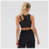 Sutiã esportivo New Balance Q Speed Shape Shield Crop Preto Mulher