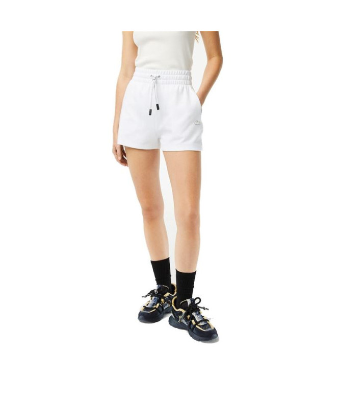 Calça Lacoste Algodão de duas camadas Branco...