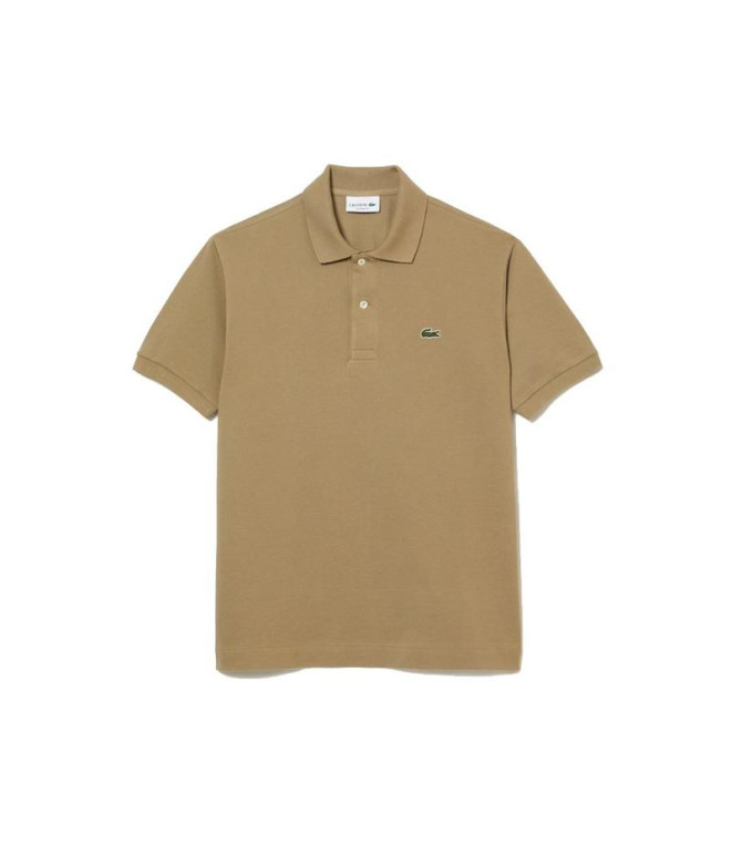 Polo Lacoste Fit L.12.12 Castanho para homem