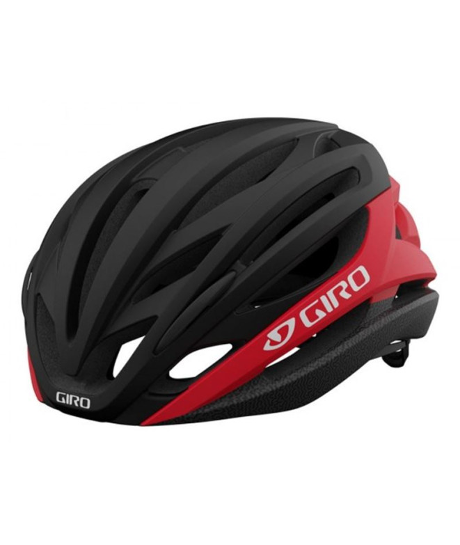 Capacetes Giro Syntax Matte Black/Red Ciclismo 