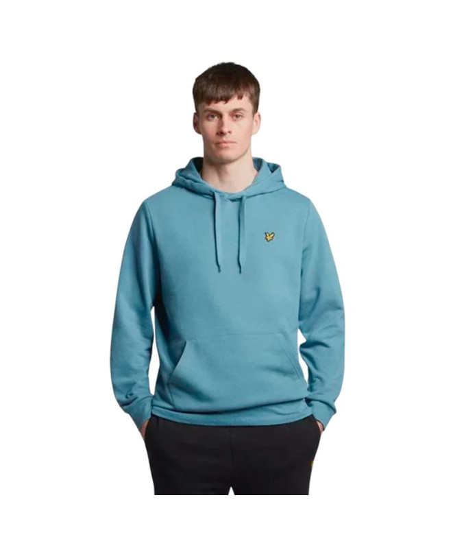 Sweat Lyle & Scott V1- Hoodie Man Blue