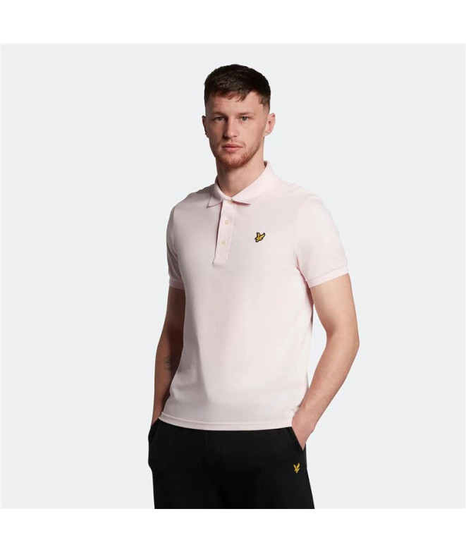 Camisa pólo Lyle & Scott V1-Plain para homem Rosa