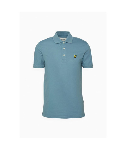 Polo Hommes Lyle & Scott V1-Plain Bleu