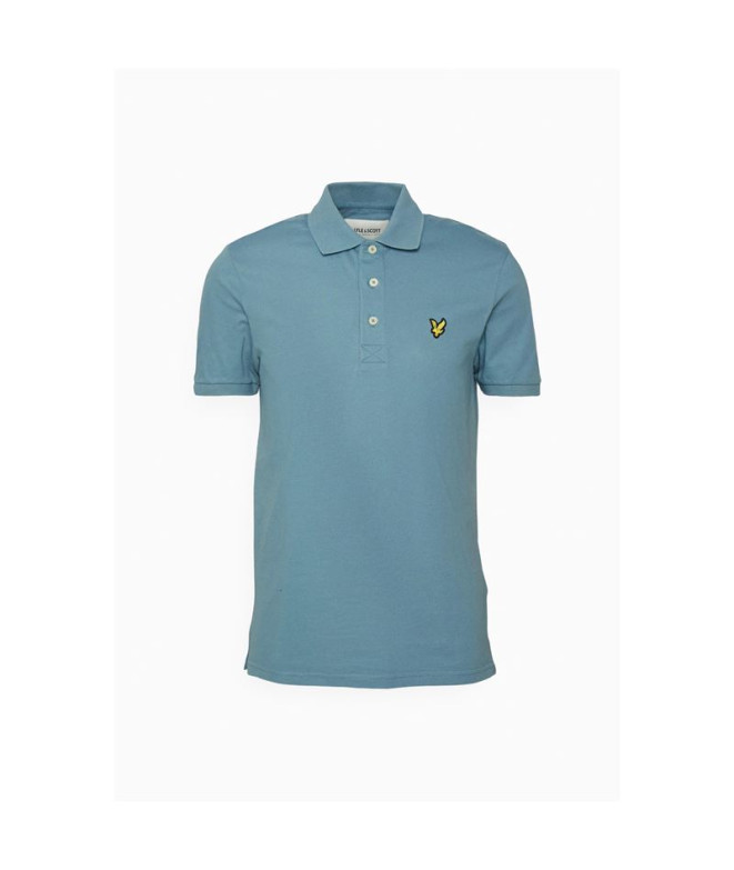 Camisa pólo masculina Lyle & Scott V1-Plain Azul