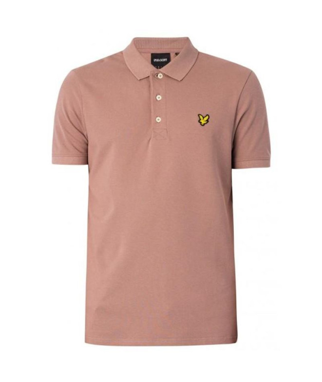 Camisa pólo Lyle & Scott V1-Plain para homem Rosa