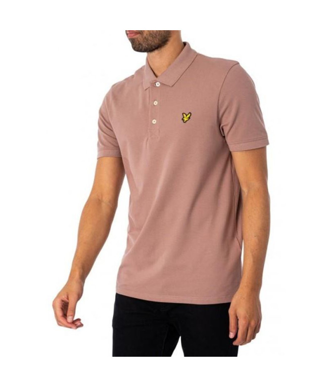 Polo Lyle & Scott V1-Plain Hombre Rosa
