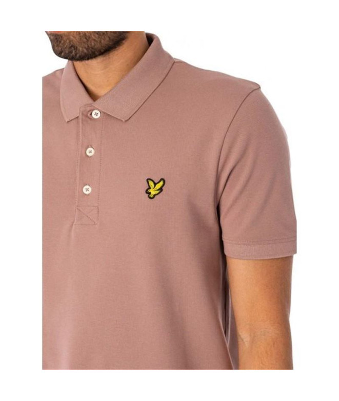 Camisa pólo Lyle & Scott V1-Plain para homem Rosa