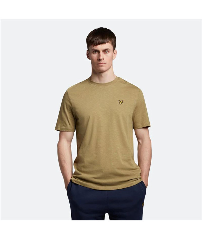 T-shirt Lyle & Scott V1-Slub para homem com...