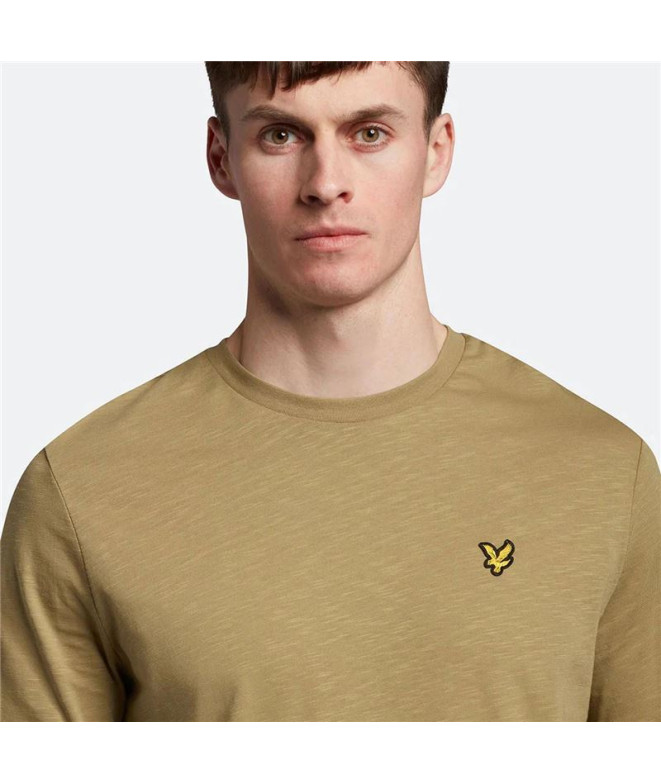 Camiseta Lyle & Scott V1-Slub Hombre Seaweed