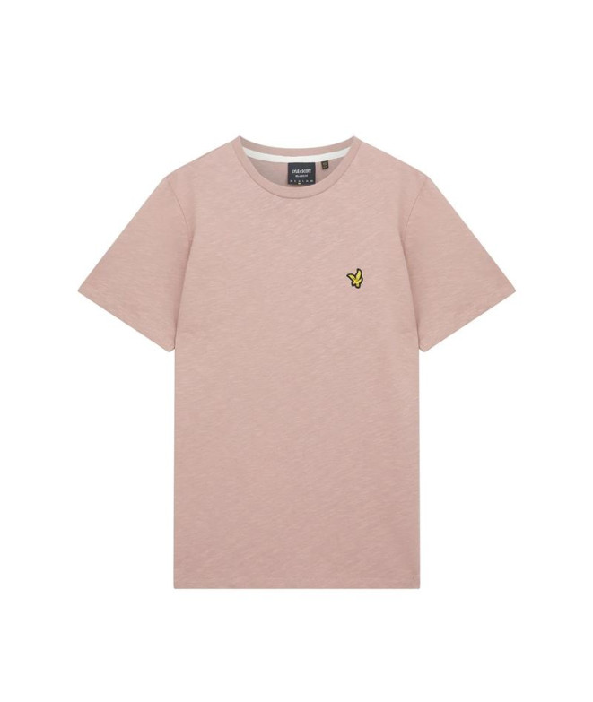 Lyle & Scott V1-Slub T-Shirt Homme Rose