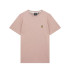 T-shirt Lyle & Scott V1-Slub para homem Rosa