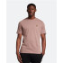 T-shirt Lyle & Scott V1-Slub para homem Rosa