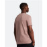 T-shirt Lyle & Scott V1-Slub para homem Rosa