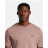 T-shirt Lyle & Scott V1-Slub para homem Rosa
