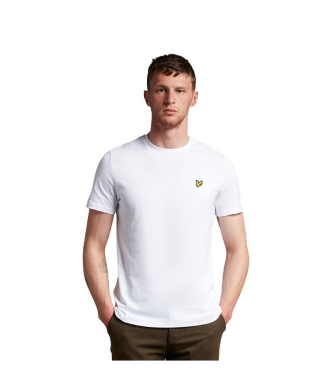 Camiseta Lyle & Scott V1-Plain Hombre Blanco