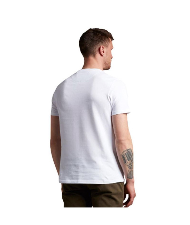 T-Shirt Lyle & Scott V1-Plain para homem Branco
