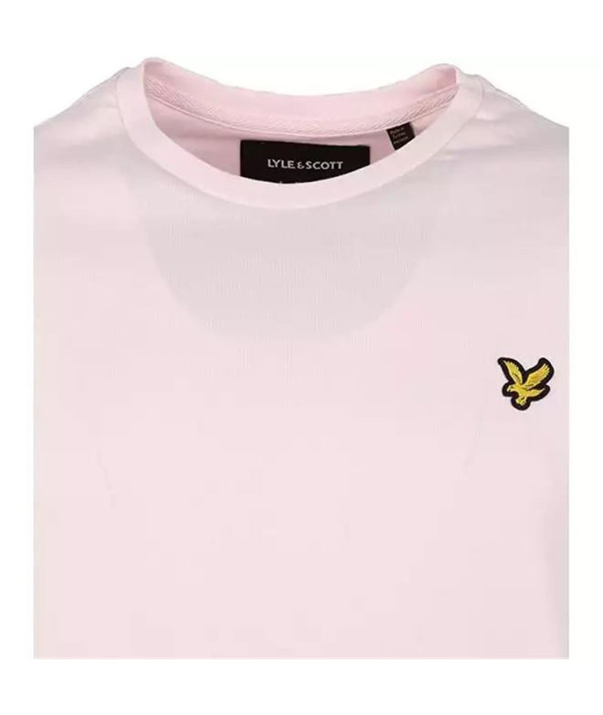 T-Shirt Lyle & Scott V1-Plain para homem Rosa