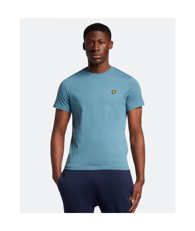 Camiseta Lyle & Scott V1-Plain Hombre Azul