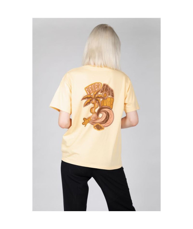 Camiseta Casual para Mulher Vainilla