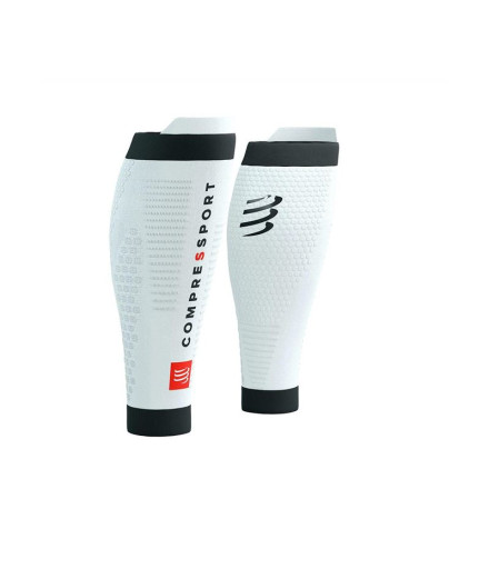 Pantorrillera de Running Compressport R2 3.0 Blanco Pantorrillera de Running Compressport R2 3.0 Blanco