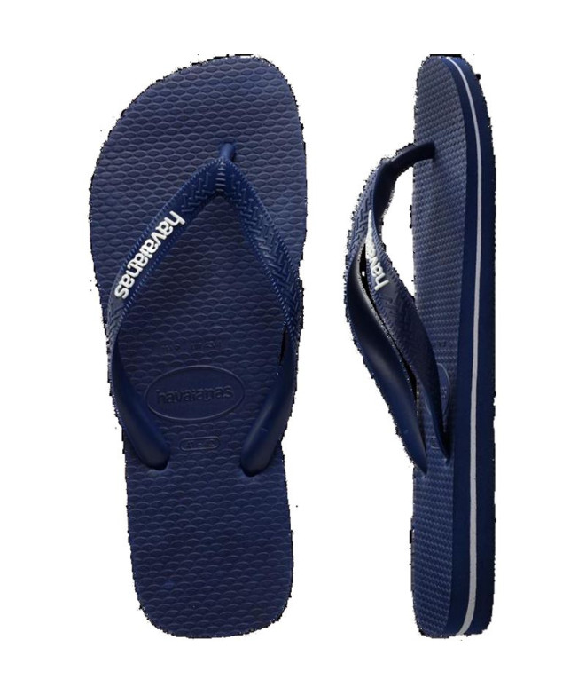Chinelos de dedo Havaianas Logo Filete Man Azul