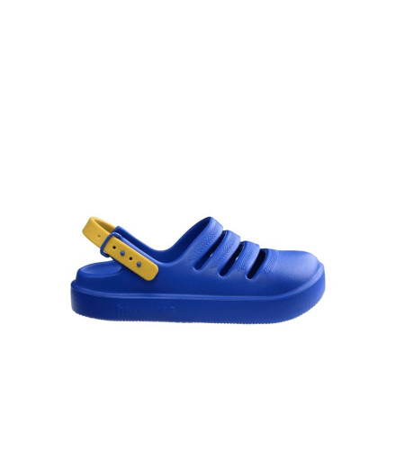 Zuecos Havaianas Kids Clog Infantil Star Blue/Yellow Gold