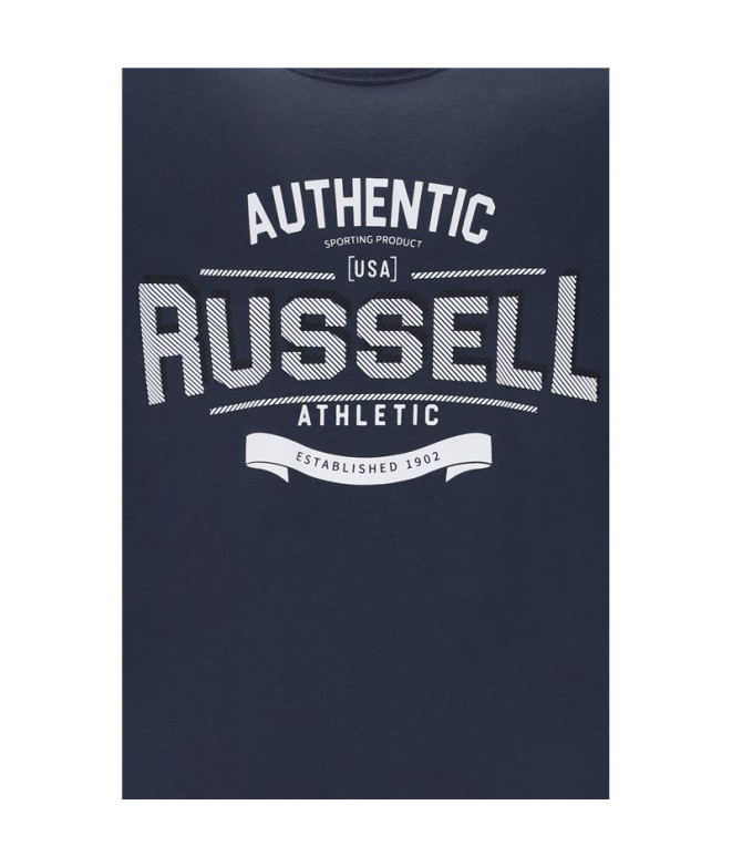 T-shirt Rusell Ara Blue Homme