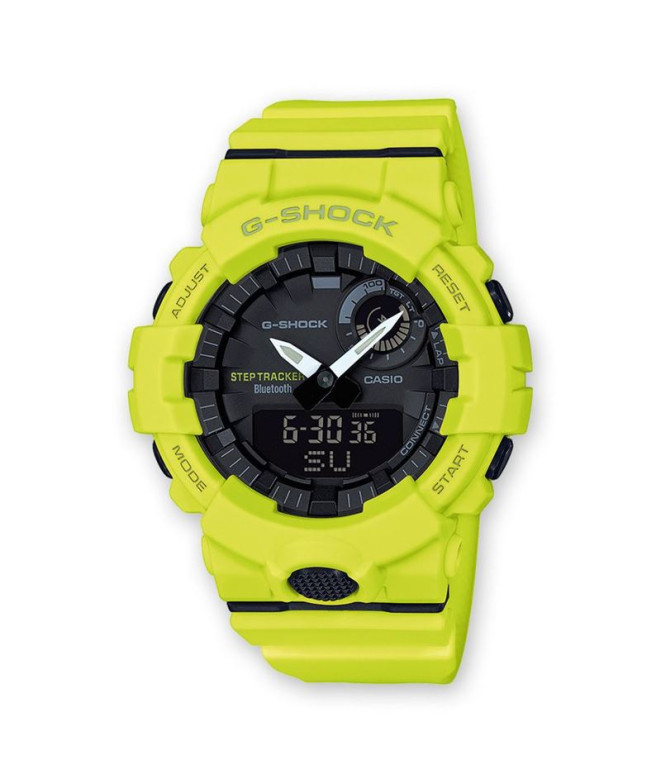 Relógio Casio G-Shock Analógico-Digital GBA-800 Amarelo