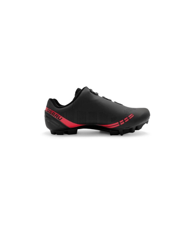 Sapatilhas Ciclismo de Osbru Mtb Ardo Preto/Vermelho