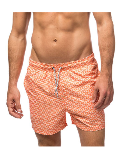 Bañador Alphadventure Trian Naranja Hombre estampado