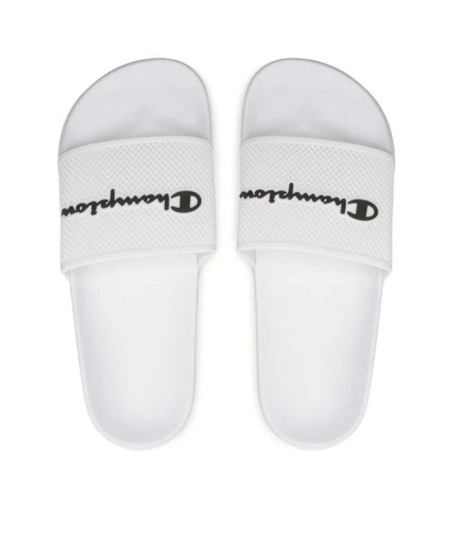 Sandálias Champion Slide Daytona Branco Mulher