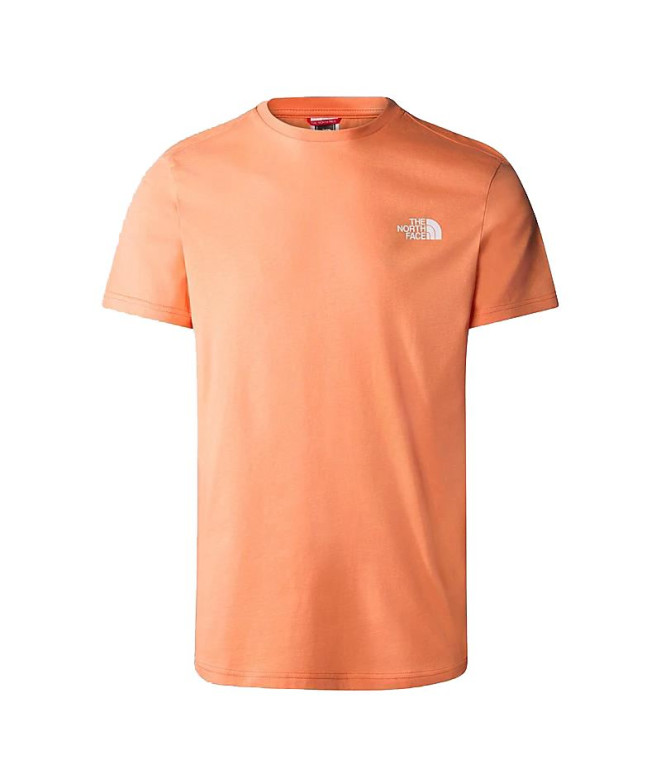 Mountain T-Shirt The North Face Simple Dome Hommes Orange