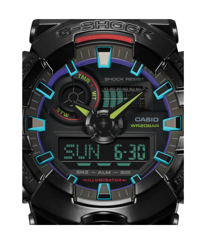 Reloj Casio G-Shock Analógico-Digital GA-700 Negro