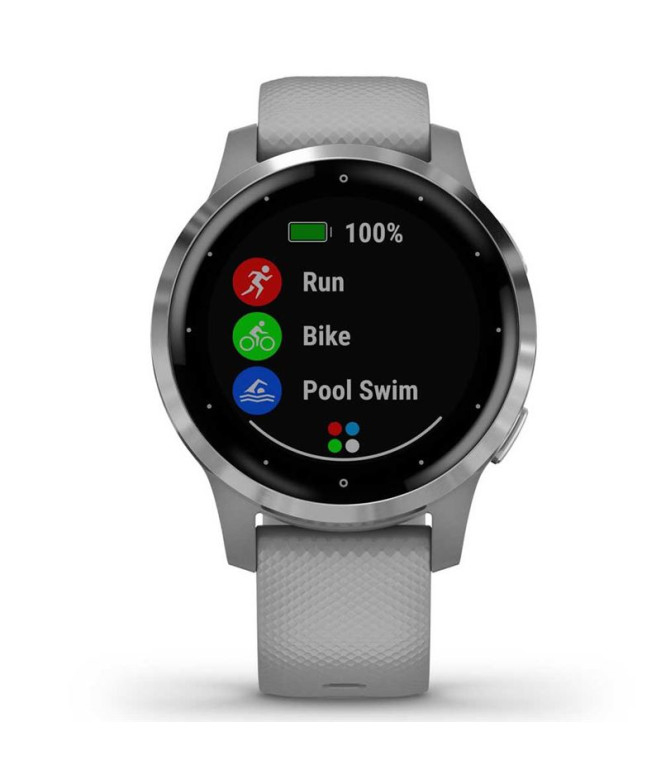 Montre Garmin Vívoactive 4S Gris/Argent