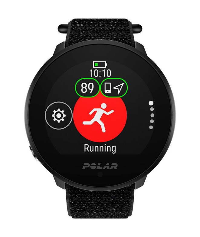 Reloj Polar Unite Negro Hook & Loop