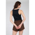 Camiseta Casual Mulher para Preto