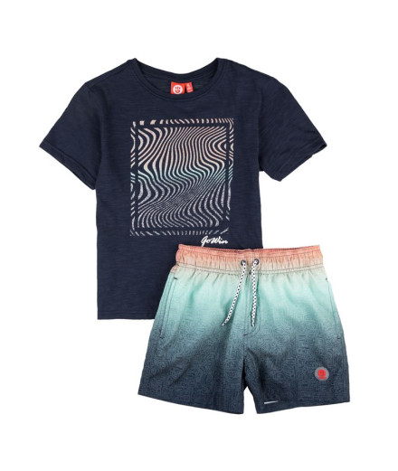 Conjunto Go & Win Aztec Niño Navy