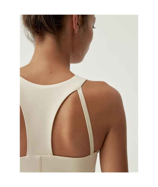 Born Living Yoga Gadea Oat Milk T-Shirt Femme