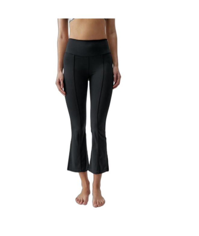 Born Living Yoga Jin Flare Preto Leggings para mulher