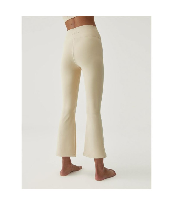 Born Living Yoga Jin Flare Oat Milk Collants...