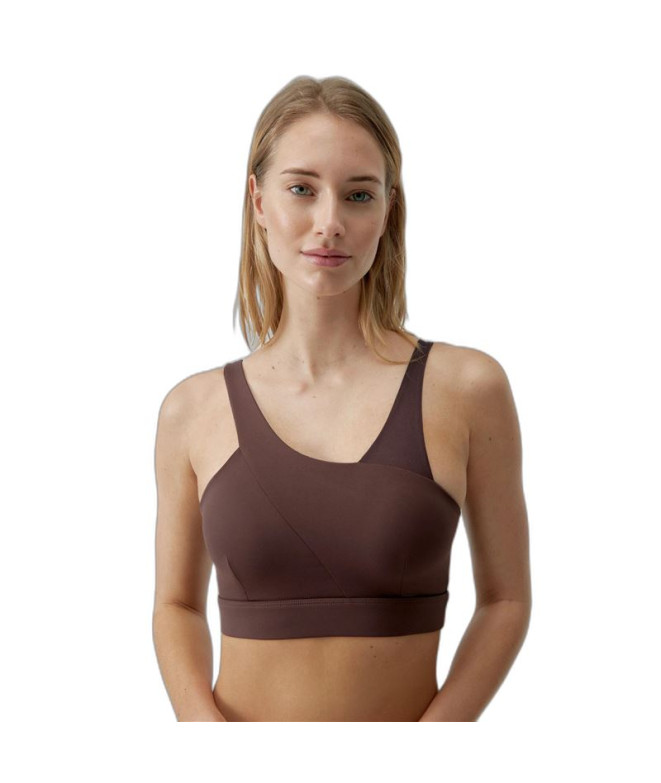 Soutien-gorge de sport Born Living Yoga Jin Cacao Femmes