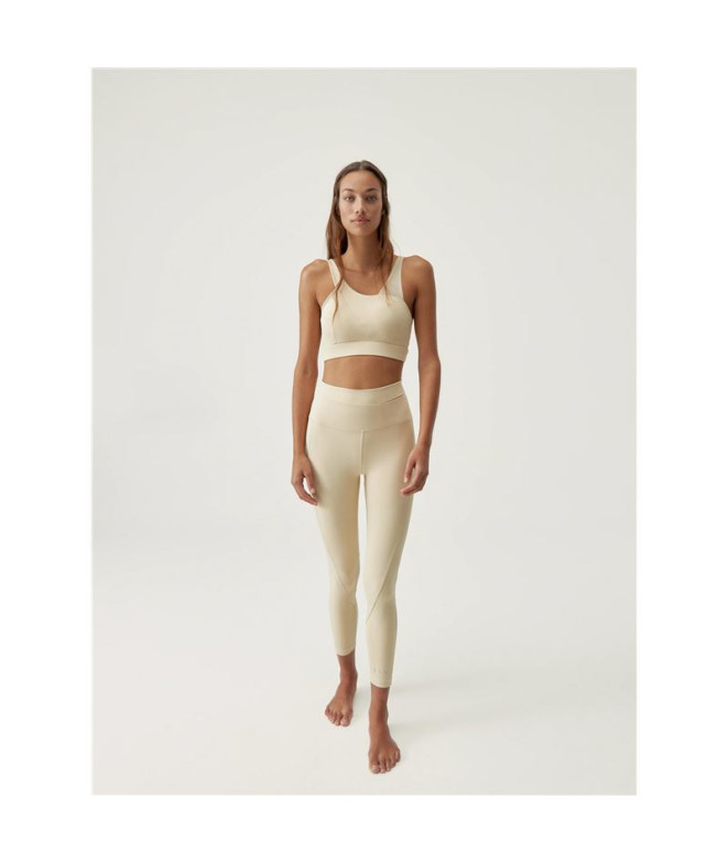 Sports bra Born Living Yoga Jin Oat Milk Women's