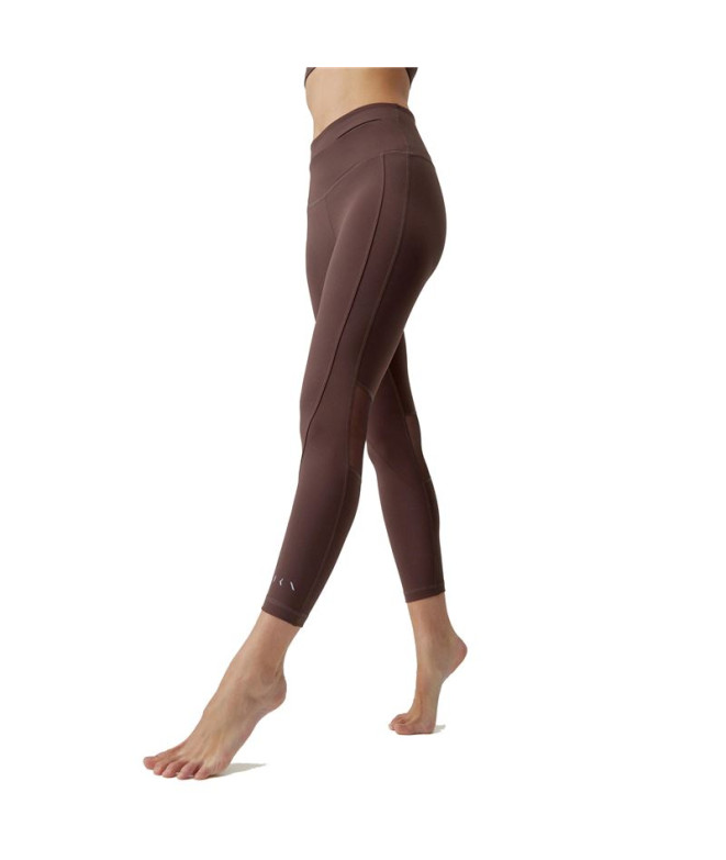 Leggings Born Living Yoga Jin Cacao Femme