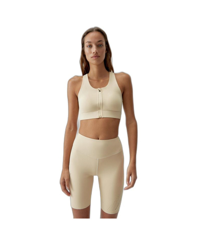 Soutien-gorge de sport Born Living Yoga Soata Oat Milk Lady