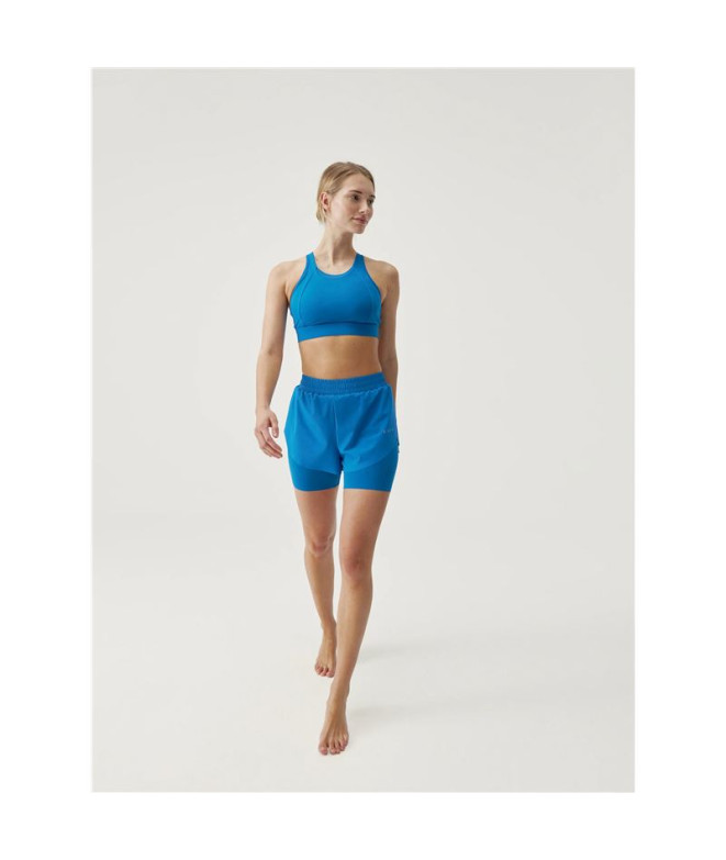 Sports bra Born Living Yoga Bikila Gloss Blue...