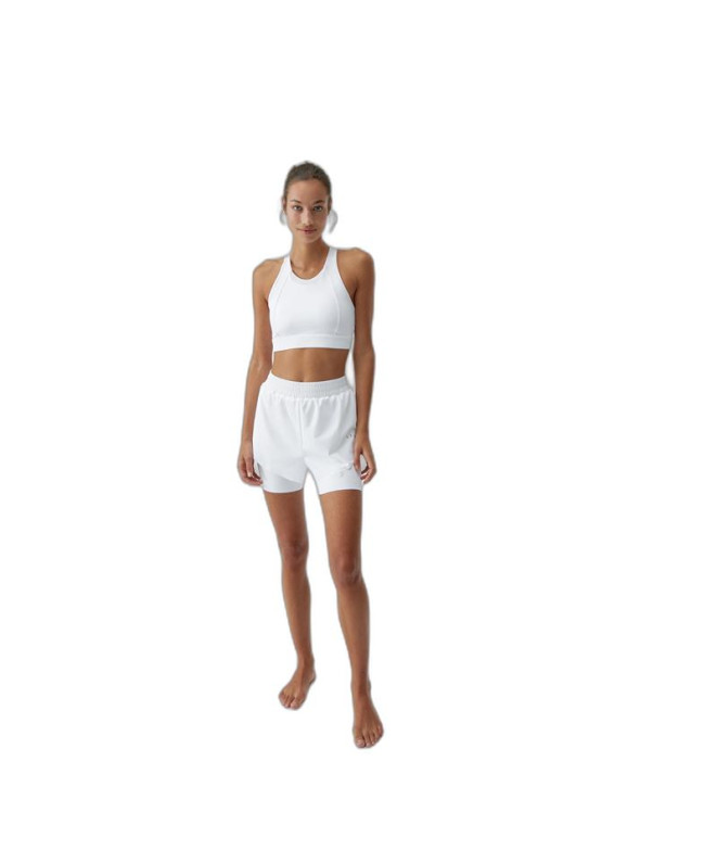 Soutien-gorge de sport Born Living Yoga Bikila Blanc Femmes