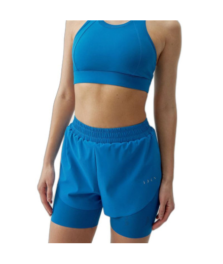 Born Living Yoga Calças Bikila Azul Brilhante Mulheres Born Living Yoga Calças Bikila Azul Brilhante Mulheres